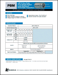 Click here to download 105PBM050M Datasheet