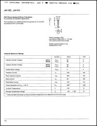 Click here to download JA100P Datasheet