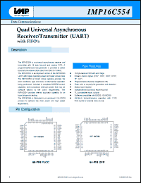 Click here to download IMP16C554-LJ68 Datasheet