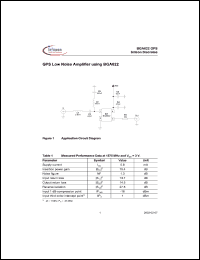 Click here to download BGA622GPS Datasheet