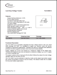 Click here to download TLE4250G Datasheet