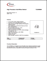 Click here to download TLE4906H Datasheet