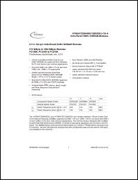 Click here to download HYS64D128020GU-7-A Datasheet