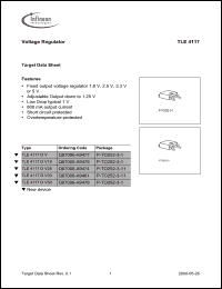 Click here to download TLE4117DV33 Datasheet