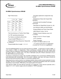 Click here to download HYB39S64800CT Datasheet