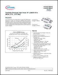 Click here to download PTFA212001E Datasheet