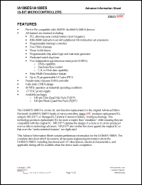 Click here to download IA186ES-PQF100I Datasheet