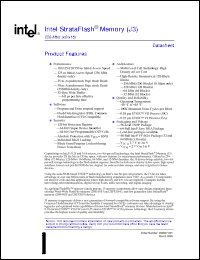 Click here to download E28F256J3C-120 Datasheet