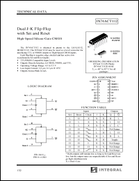 Click here to download IN74ACT112N Datasheet