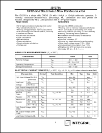 Click here to download IZ1278U Datasheet