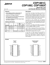 Click here to download CDP1882C Datasheet