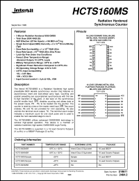 Click here to download HCTS160MS Datasheet