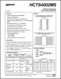 Click here to download HCTS4002MS Datasheet