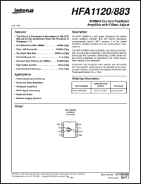 Click here to download HFA1120/883 Datasheet