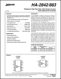 Click here to download HA-2842/883 Datasheet