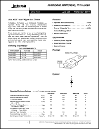 Click here to download RHRU5060 Datasheet