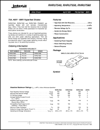 Click here to download RHRU7540 Datasheet