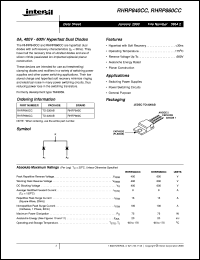 Click here to download RHRP840CC Datasheet