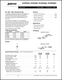 Click here to download RURD840 Datasheet