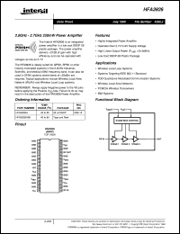 Click here to download HFA3926 Datasheet