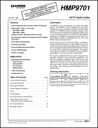 Click here to download HMP9701 Datasheet