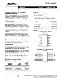 Click here to download HS-5104ARH-T Datasheet