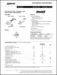 Click here to download HUF76437P3 Datasheet