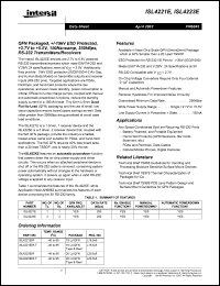 Click here to download ISL4221EIR Datasheet