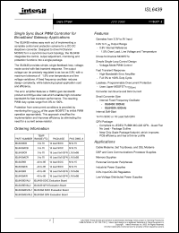 Click here to download ISL6439EVAL1 Datasheet