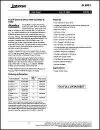 Click here to download EL6833CL-T13 Datasheet