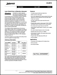 Click here to download EL6915CL-T7 Datasheet