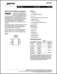 Click here to download EL7516IYZ Datasheet