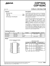 Click here to download CDP1824CD Datasheet