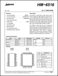 Click here to download HM1-6516B-9 Datasheet