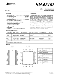 Click here to download HM4-65162B-9 Datasheet