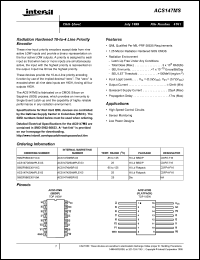 Click here to download 5962F9863301VCC Datasheet