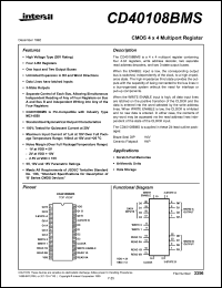 Click here to download CD40108 Datasheet