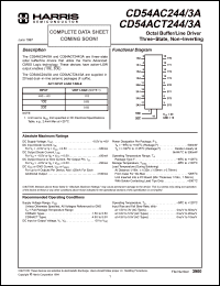 Click here to download CD54AC244 Datasheet