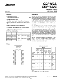 Click here to download CDP1822CEX Datasheet