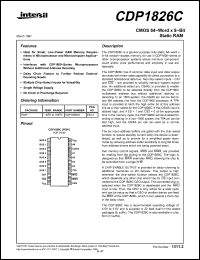 Click here to download CDP1826CE Datasheet