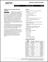 Click here to download EL2470CS-T7 Datasheet