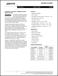 Click here to download EL2445 Datasheet