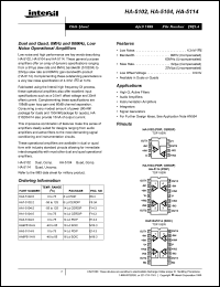 Click here to download HA7-5102-2 Datasheet