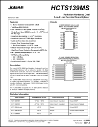 Click here to download HCTS139KMSR Datasheet