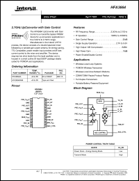 Click here to download HFA3664IA96 Datasheet