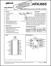 Click here to download HFA3665IA Datasheet