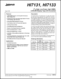 Click here to download HI7133CPL Datasheet