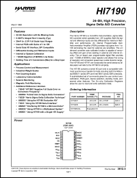 Click here to download HI7190IP Datasheet