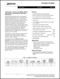 Click here to download ICL3245CA Datasheet