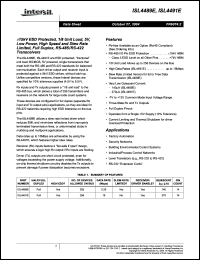 Click here to download ISL4491E Datasheet